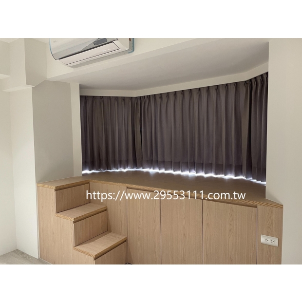 八角窗遮光窗簾裝潢安裝 八角窗遮光窗簾裝潢安裝