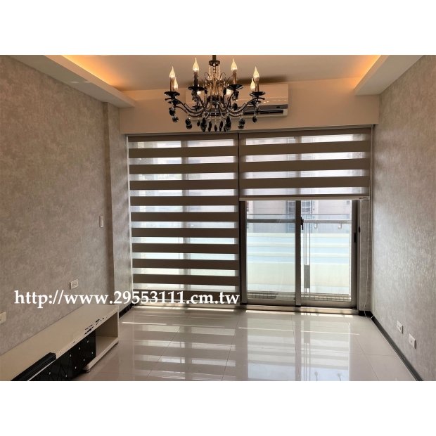 落地調光捲簾式窗簾裝潢安