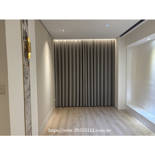 落地窗簾蛇簾式窗簾裝潢安裝